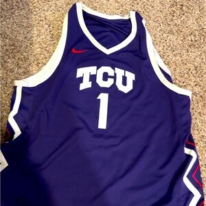 2x mens tcu basketball jersey #1